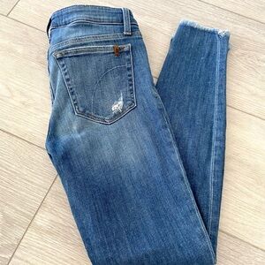 Joe's Distressed Ripped Denim Jeans